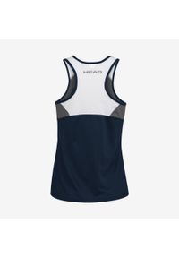 Head - Koszulka bez rękawów damska CLUB 22 Tank Top. Kolor: niebieski. Materiał: poliester. Długość rękawa: bez rękawów. Wzór: aplikacja