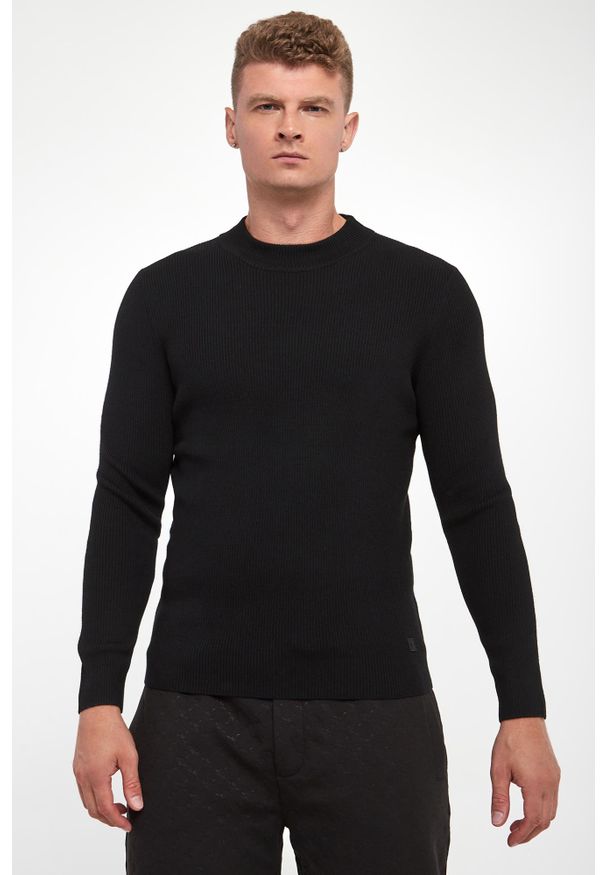 Sweter męski z wełny dziewiczej Donteo JOOP!. Materiał: wełna