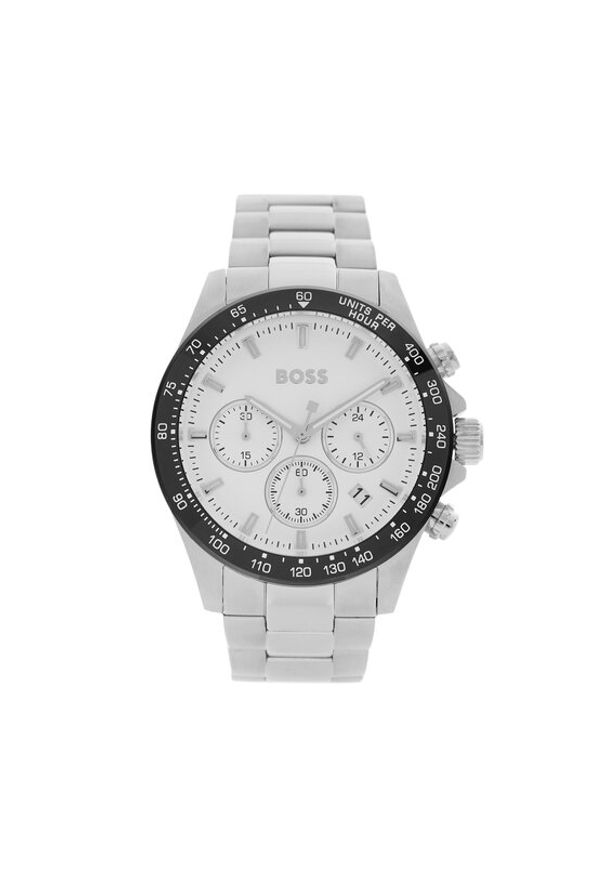 BOSS Zegarek Hero-Le 1514130 Srebrny. Kolor: srebrny