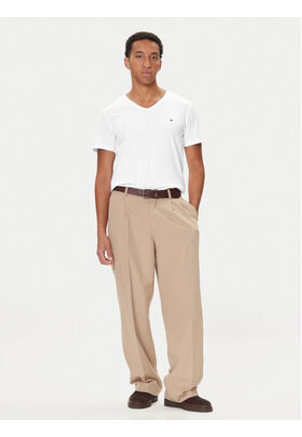 TOMMY HILFIGER - Tommy Hilfiger Komplet t-shirtów UM0UM03637 Biały Regular Fit. Kolor: biały. Materiał: bawełna