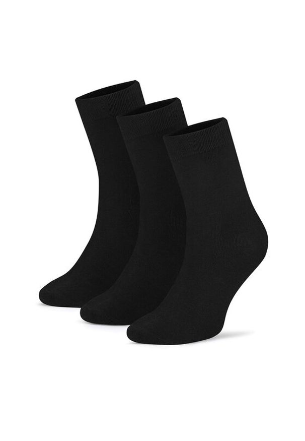 Gino Rossi Skarpety długie 3MB-002-AW24 (3-pack) Czarny. Kolor: czarny. Materiał: bawełna