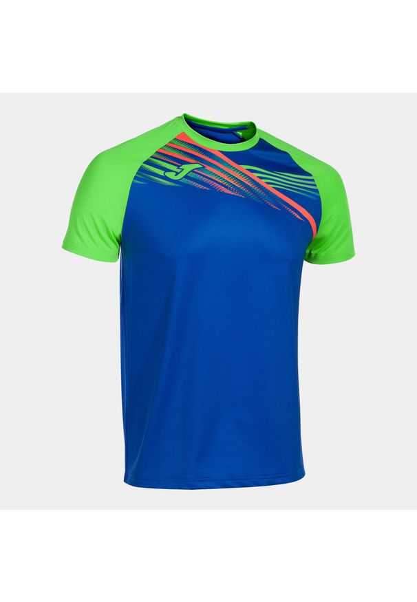 Koszulka do biegania męska Joma Elite X. Kolor: zielony, niebieski, wielokolorowy. Sport: fitness