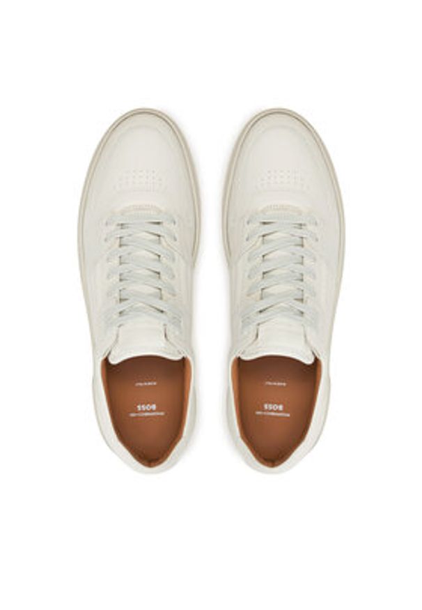 BOSS - Boss Sneakersy Gary Tenn sdltpf 50520181 Beżowy. Kolor: beżowy. Materiał: skóra