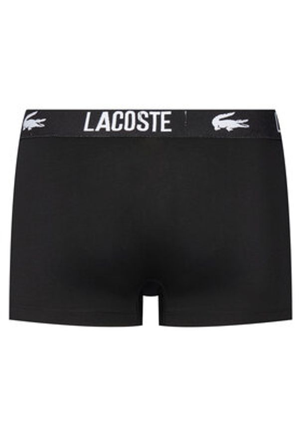 Lacoste Komplet 3 par bokserek 5H2393 Czarny. Kolor: czarny. Materiał: bawełna