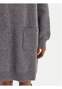 Liu Jo Sukienka dzianinowa MF5063 MS009 Szary Regular Fit. Kolor: szary. Materiał: wełna #3