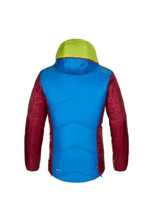 LA SPORTIVA - Kurtka uniwersalna męska La Sportiva Mythic Primaloft 2023. Typ kołnierza: kaptur. Kolor: wielokolorowy. Materiał: syntetyk. Technologia: Primaloft. Sezon: zima. Sport: narciarstwo