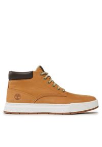 Timberland Sneakersy Maple Grove TB0A5PRV2311 Beżowy. Kolor: beżowy. Materiał: nubuk, skóra #1