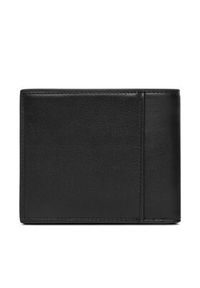 Calvin Klein Jeans Duży Portfel Męski Jeans Hardware Bifold W/Coin LV04G1082G Czarny. Kolor: czarny. Materiał: skóra
