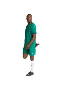 Spodenki Puma Teamfinal Shorts, Mężczyźni. Kolor: zielony. Materiał: poliester, materiał. Sport: piłka nożna