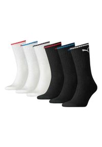 Puma - Skarpety Sportowe Unisex Dla Dorosłych (zestaw 4 Sztuk). Kolor: czarny, wielokolorowy, biały. Sport: tenis #1
