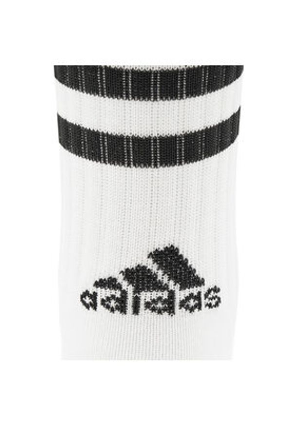 Adidas - adidas Skarpety wysokie unisex 3-Stripes Cushioned Crew Socks 3 Pairs HT3458 Biały. Kolor: biały. Materiał: bawełna