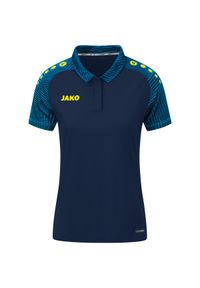 Polo Jako Performance. Typ kołnierza: polo. Kolor: niebieski. Sport: piłka nożna #1