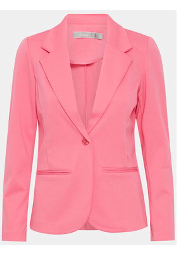 Fransa Marynarka 20605896 Różowy Regular Fit. Kolor: różowy. Materiał: syntetyk