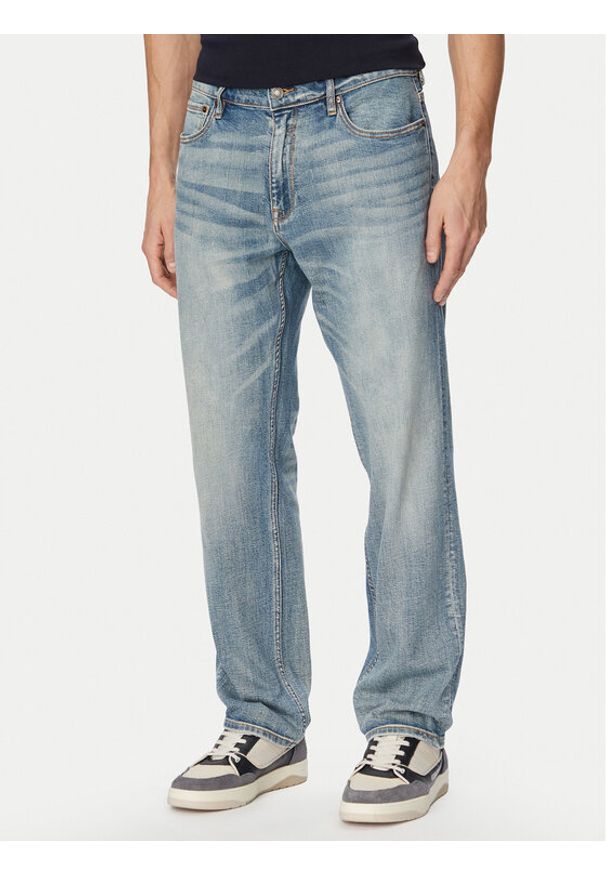 Guess Jeansy M6GAR7 D0866 Niebieski Regular Fit. Kolor: niebieski