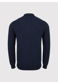 PAKO LORENTE – Granatowy kardigan z kołnierzykiem P24SF-2X-001-G-0 - Pako Lorente. Kolor: niebieski. Materiał: dzianina #3