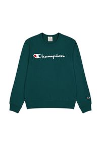 Champion - Bluza na co dzień męska CHAMPION bez kaptura. Typ kołnierza: bez kaptura. Kolor: zielony