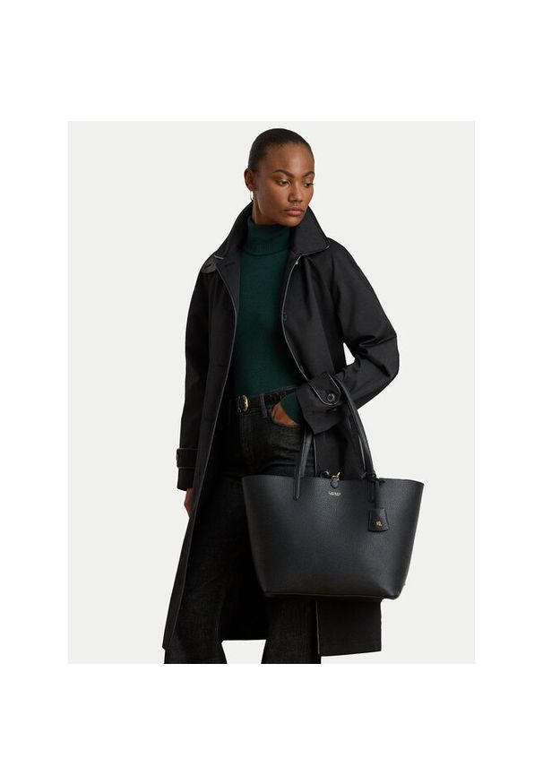 Lauren Ralph Lauren - Torebka LAUREN RALPH LAUREN. Kolor: czarny