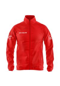 Kurtka Givova Rain Basico czerwona. Kolor: czerwony. Sport: piłka nożna #1