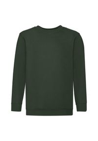 FRUIT OF THE LOOM - Bluza Dziecięca Premium W Komplecie. Kolor: zielony