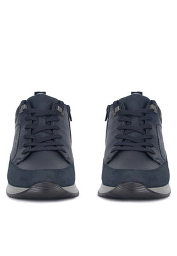 Rieker Sneakersy 16125-14 Niebieski. Kolor: niebieski. Materiał: skóra
