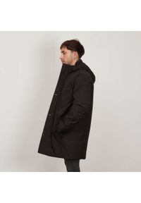 Geox - Kurtka GEOX M CLINTFORD LONG JKT Czarny. Kolor: czarny. Materiał: tkanina