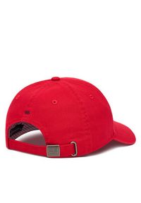 TOMMY HILFIGER - Tommy Hilfiger Czapka z daszkiem Flag Soft 6 Panel AM0AM13426 Czerwony. Kolor: czerwony. Materiał: materiał, bawełna
