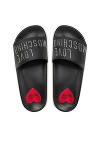 Love Moschino - LOVE MOSCHINO Klapki JA28122G1II13000 Czarny. Kolor: czarny #6