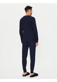 Polo Ralph Lauren Piżama 714915966004 Granatowy Slim Fit. Kolor: niebieski. Materiał: bawełna, syntetyk