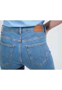 Wrangler - WRANGLER HIGH RISE SKINNY DAMSKIE SPODNIE JEANSOWE THAT WAY W27HKRP23 112319126 #3