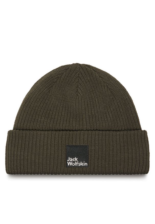 Czapka Jack Wolfskin. Kolor: zielony