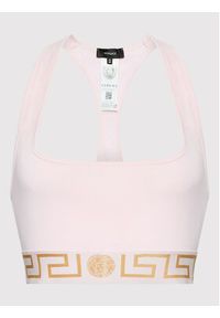 VERSACE - Versace Biustonosz top Donna AUD01039 Różowy. Kolor: różowy. Materiał: bawełna