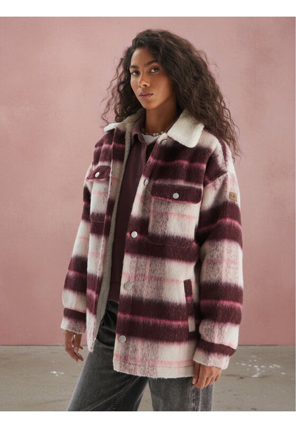 Roxy Kurtka przejściowa Passage Of Time ERJJK03670 Bordowy Relaxed Fit. Kolor: czerwony. Materiał: syntetyk