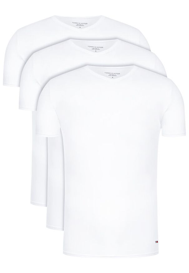 TOMMY HILFIGER - Tommy Hilfiger Komplet 3 t-shirtów Vn Tee Ss 3 Pack Premium Essentialis 2S87903767 Biały Regular Fit. Kolor: biały. Materiał: bawełna