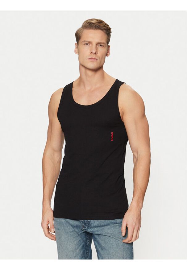 Hugo - HUGO Komplet 2 tank topów 50469790 Kolorowy Slim Fit. Materiał: bawełna. Wzór: kolorowy