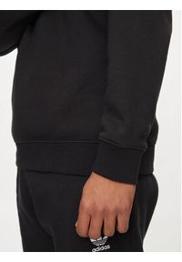Adidas - adidas Bluza Trefoil Essentials IM4532 Czarny Regular Fit. Kolor: czarny. Materiał: bawełna #5