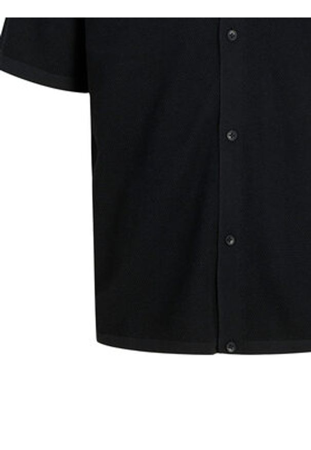 Jack & Jones - Jack&Jones Koszula Orion 12268226 Czarny Relaxed Fit. Kolor: czarny. Materiał: syntetyk, bawełna