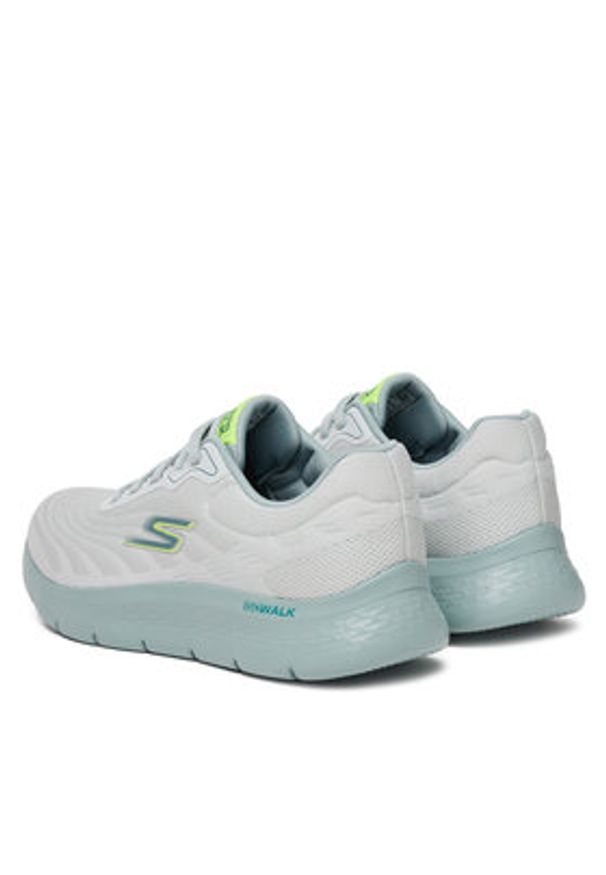 skechers - Skechers Sneakersy Go Walk Flex-Brendon 216687/WGY Biały. Kolor: biały. Materiał: materiał
