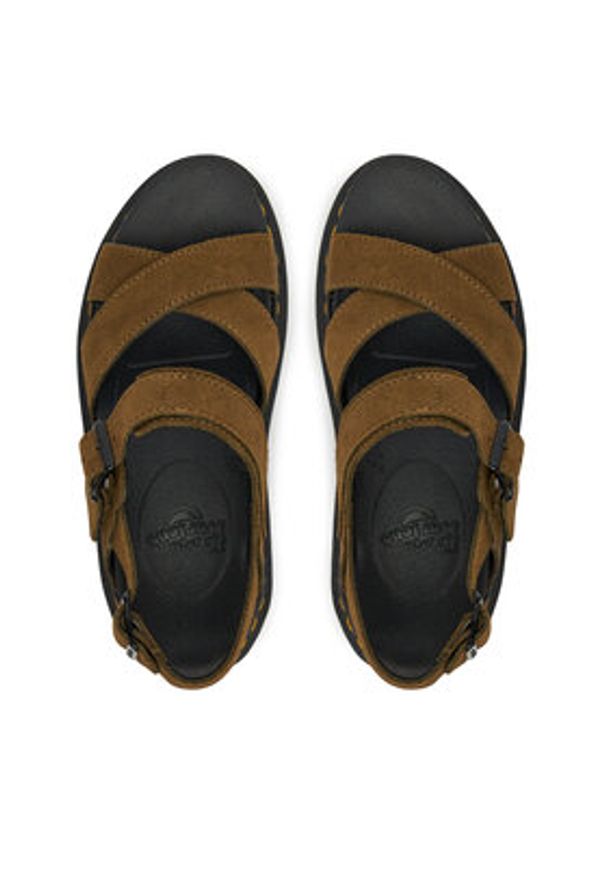 Dr. Martens Sandały DM41122300 Zielony. Kolor: zielony. Materiał: skóra, zamsz
