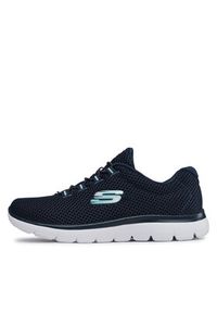 skechers - Skechers Sneakersy Quick Lapse 12985/NVLB Granatowy. Kolor: niebieski. Materiał: materiał #6