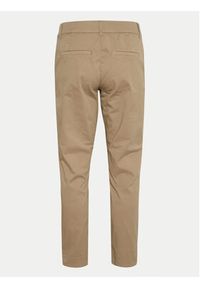 Kaffe Spodnie materiałowe Mette 10506121 Beżowy Regular Fit. Kolor: beżowy. Materiał: bawełna