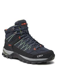 CMP Trekkingi Rigel Mid Trekking Shoe Wp 3Q12947 Granatowy. Kolor: niebieski. Materiał: skóra, zamsz. Sport: turystyka piesza #7