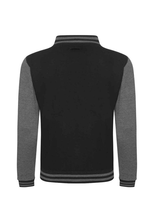 AWDIS - Męska Kurtka Varsity Heather. Kolor: wielokolorowy, niebieski, czarny