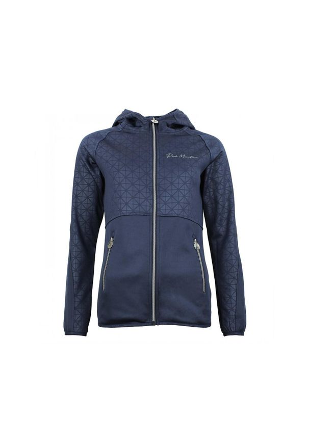 PEAK MOUNTAIN - Kurtka damska Peak Mountain Polarshel Amonwz. Kolor: wielokolorowy, niebieski, szary. Sport: turystyka piesza