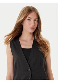 MAX&Co. Kamizelka garniturowa Colour 2526156022200 Brązowy Regular Fit. Kolor: brązowy. Materiał: syntetyk #4