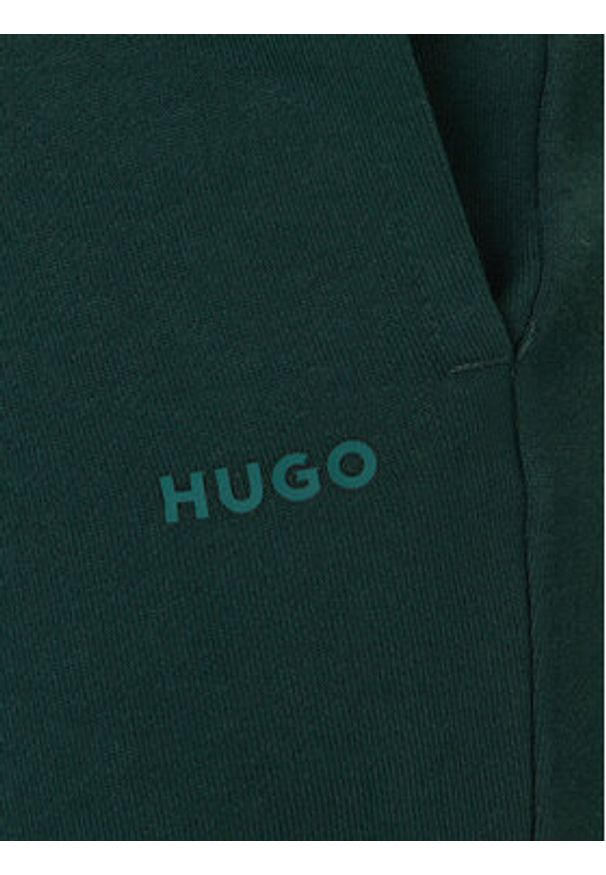 Hugo - HUGO Dres Dapodayote 50492581 Zielony Relaxed Fit. Kolor: zielony. Materiał: bawełna
