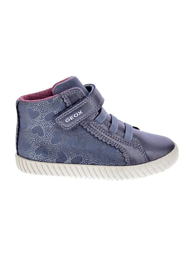 Geox - Buty GEOX B MIRROLESS Srebrny. Okazja: na co dzień. Kolor: szary. Materiał: syntetyk, tkanina
