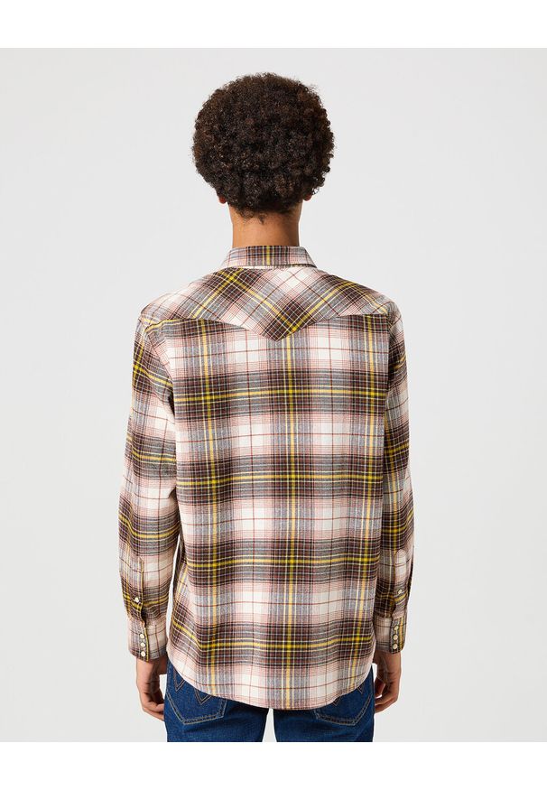 Wrangler - WRANGLER MĘSKA KOSZULA WESTERN SHIRT GINGERBREAD 112357247 W5B4014345