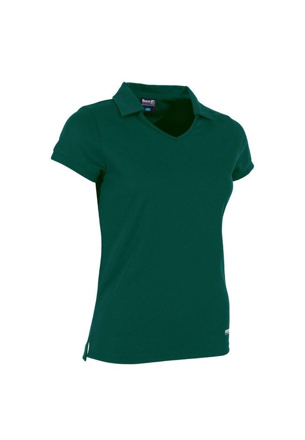 REECE - Damska koszulka polo Reece Australia Sheila. Typ kołnierza: polo. Kolor: zielony. Materiał: materiał, tkanina