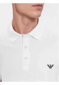 Emporio Armani Underwear Polo 211804 4R461 00010 Biały Regular Fit. Typ kołnierza: polo. Kolor: biały. Materiał: bawełna #4