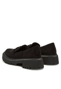 DeeZee Loafersy LE601-5 Czarny. Kolor: czarny. Materiał: materiał #3